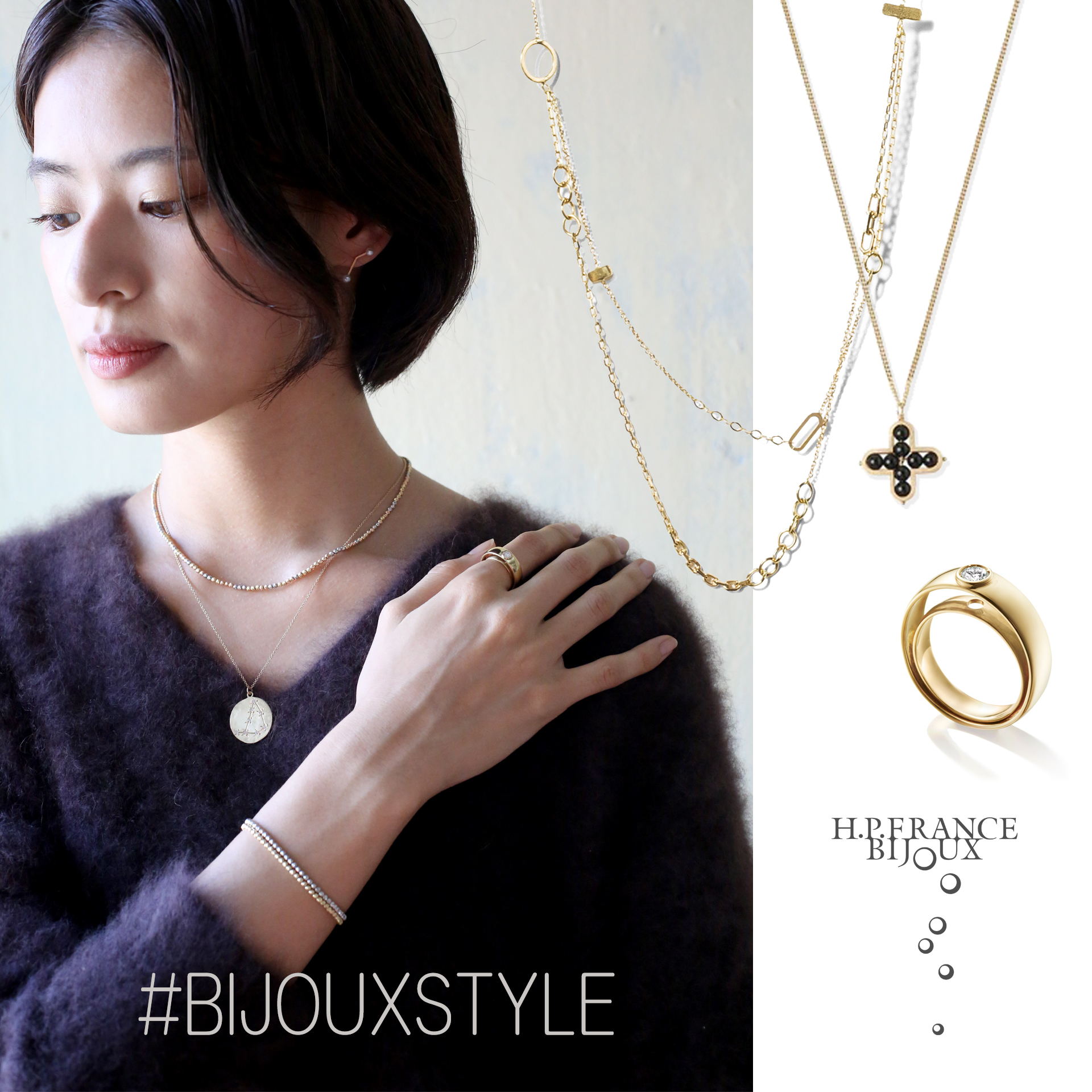 H.P.FRANCE BIJOUX ネックレス